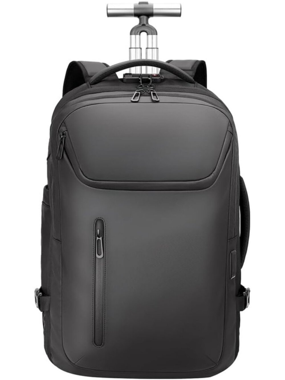 50L Large Wheeled Backpack for Travel, College & Work - USB Port & TSA Lock